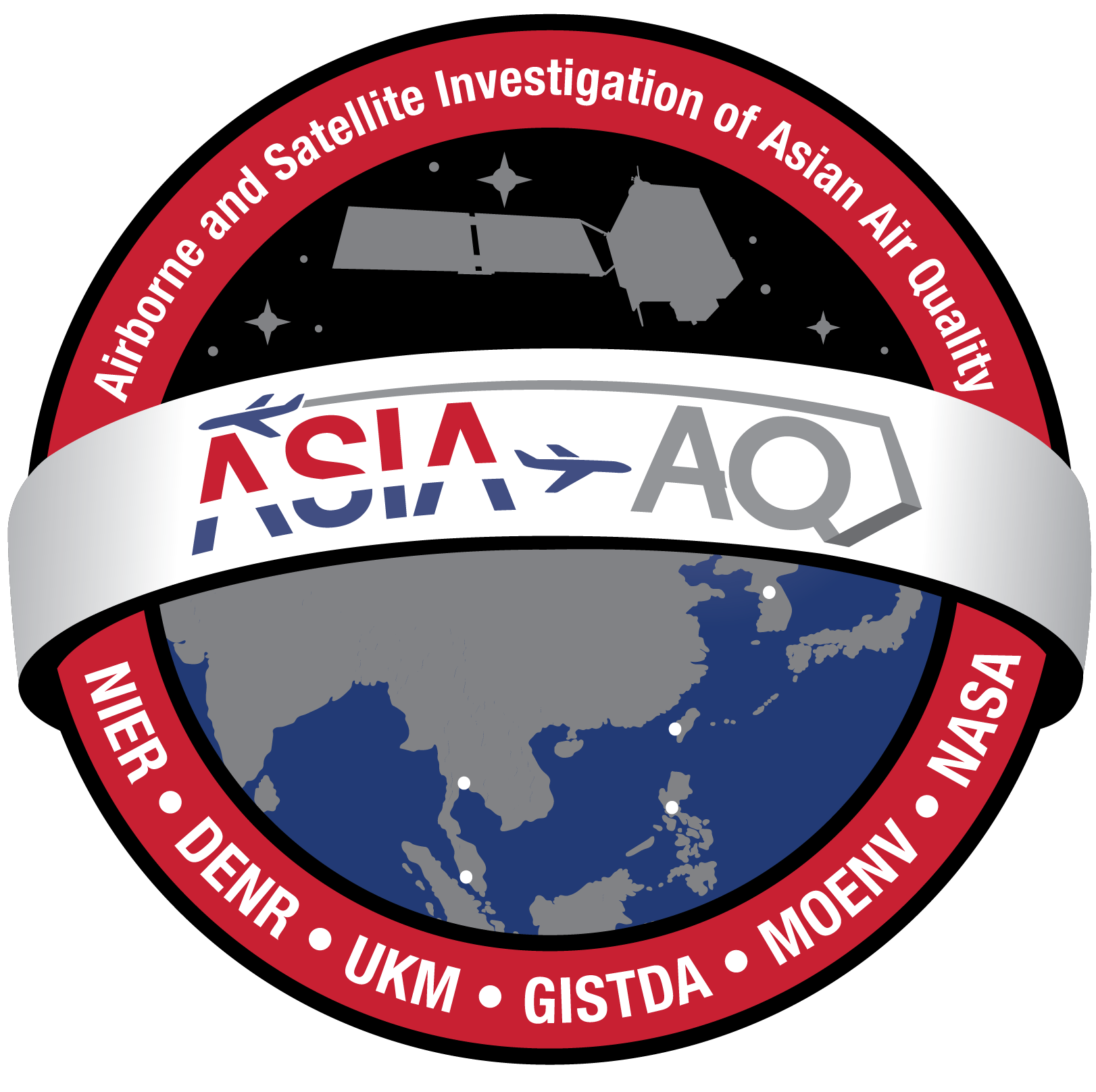 Airborne and Satellite Investigation of Asian Air Quality-logo